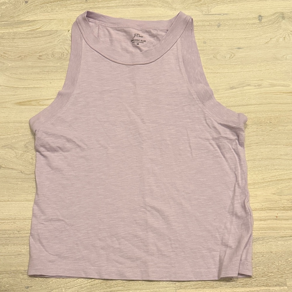 J. Crew Lilac Muscle Tee